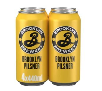 Brooklyn Pilsner Lager Beer Cans 4x440ml