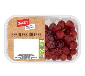 Jack’s Seedless Red Grapes 500g