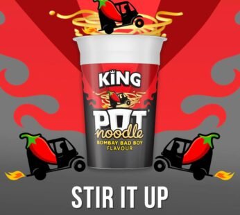 Pot Noodle Bombay Bad Boy Instant Noodles King Pot 114g